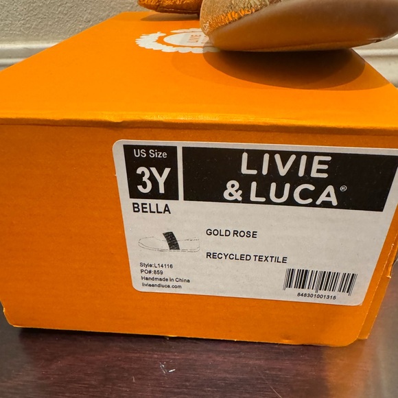 Bella ballet flats golds rose NIB 3y - Picture 4 of 4